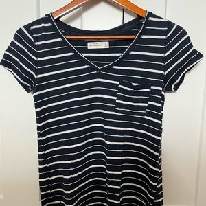 A&F stripped Tee